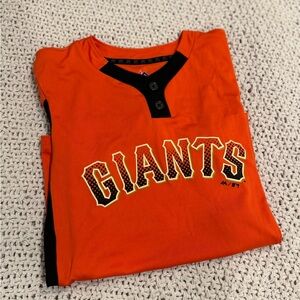 Limited Edition “Big Bro”Majestic San Francisco Giants Kids Jersey Youth Medium
